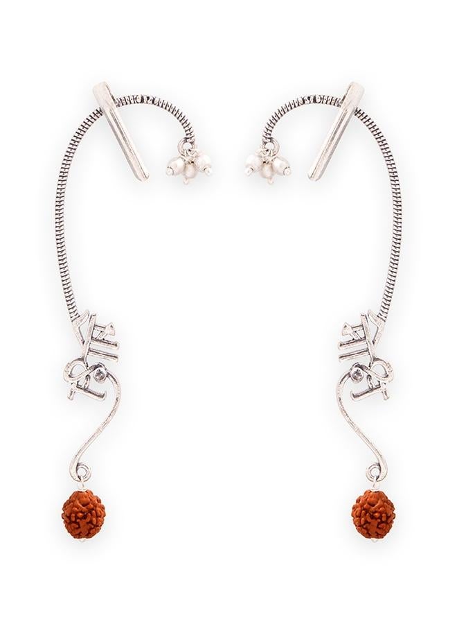 VOYLLA Aham Brahmasmi Moksh Ear Cuff Earrings - Image 4