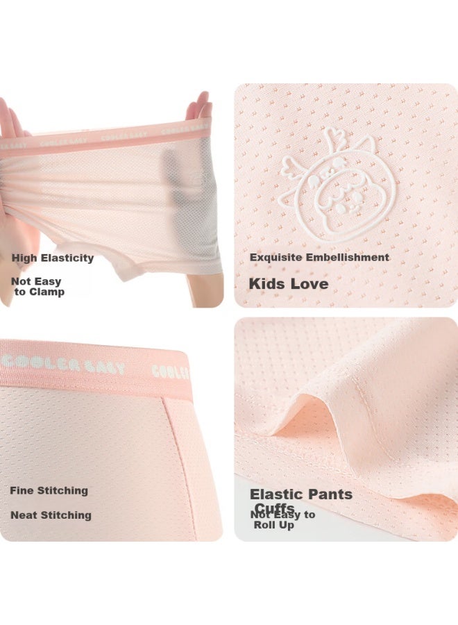Top Melon Melon Girls' Underwear Summer Thin Children's Square Ice Silk Little Girl Four-corner Shorts Girl No Trace No Clamp - Image 5