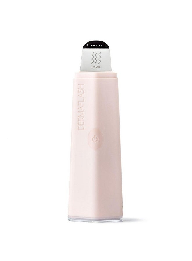 DERMAFLASH Dermapore+™ Ultrasonic 2-In-1 Pore Extractor And Serum Infuser, Blush - Image 1