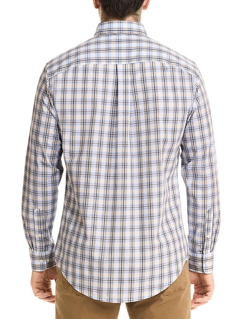 Arrow Men's Hamilton Poplin Multi Tartan Long Sleeve, Incense - Image 2