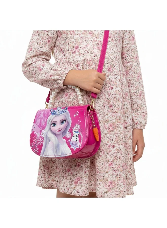 بيداني Royal Fuchsia Pearl-Handle Handbag