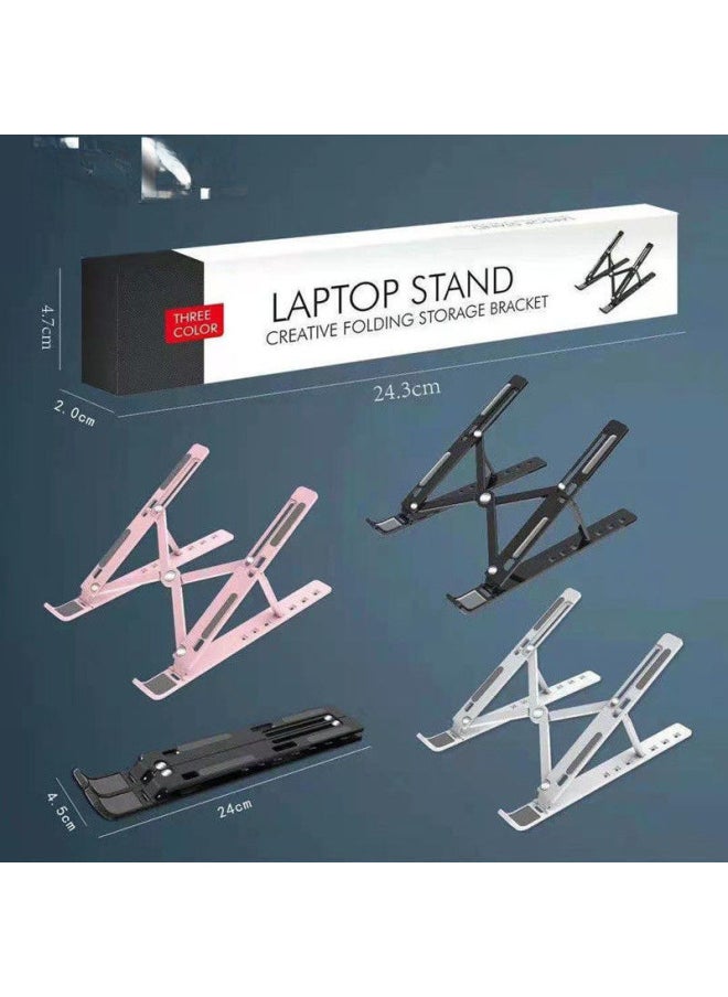 Portable Height Adjustable Notebook Computer Stand Desktop Cooling Universal Laptop Holder China Mainland Origin-Color:]