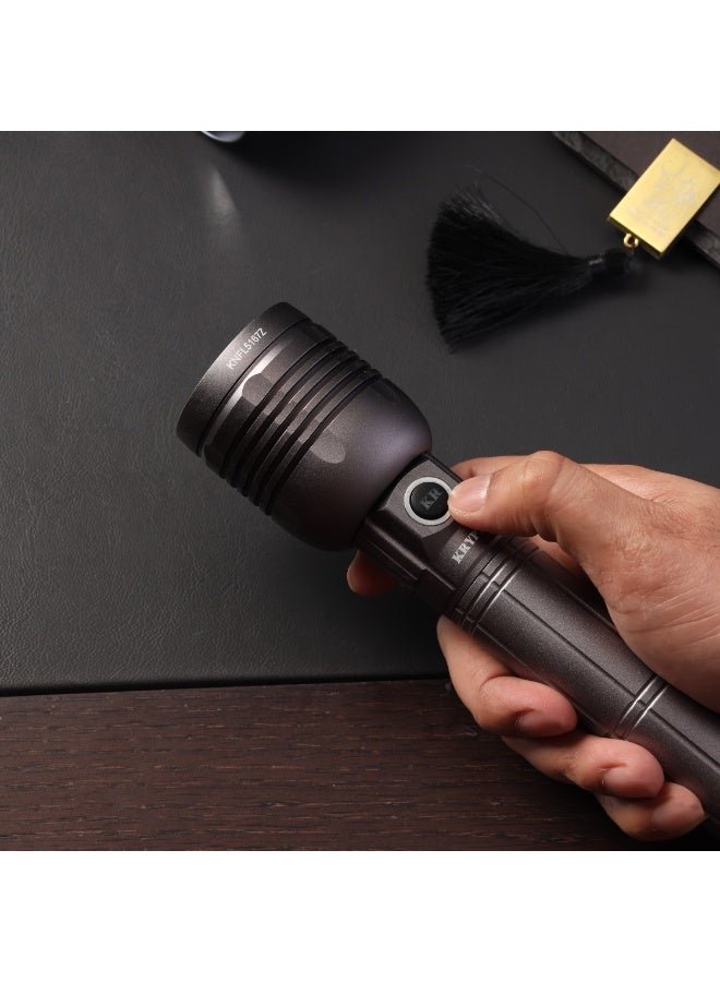 Krypton Zoomable LED Flashlight- KNFL5167 | Pack of 4, 20 W  LEDs, Perfect for Indoor and Outdoor Use, 10 Hours Continuous Working/ Aircraft Aluminum Alloy Body, Type-C Charging - Image 5