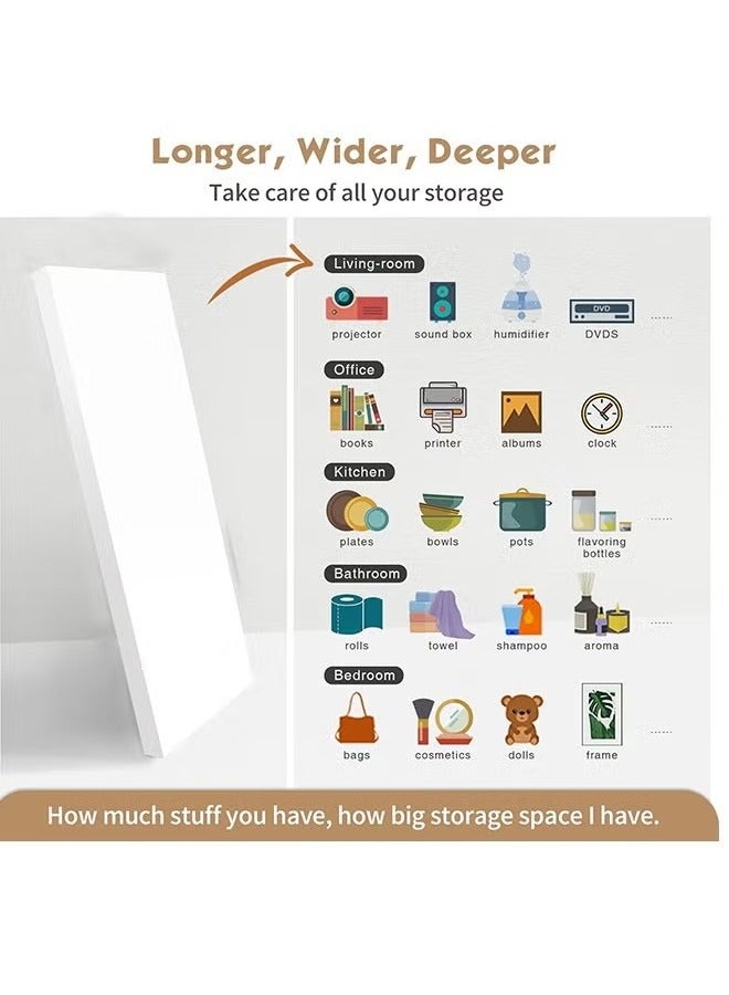 بيوينتي رفوف بيضاء ثلاثية الطبقات - Image 3