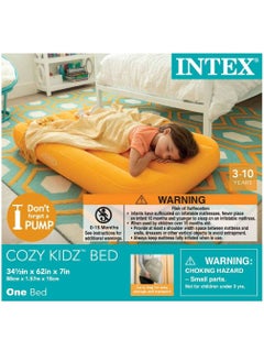 INTEX 1 Piece Cozy Kidz Airbed - Color May Vary Assorted 88x157x18cm  - Image 3