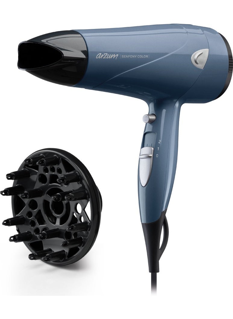 Arzum مجفف شعر سنفوني لون AR5014 2000 واط  - Image 1