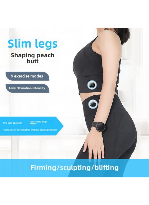 New intelligent fitness clothing home fitness shaping mens and womens European and American passive training clothing EMS Fitness Clothing L women's pants