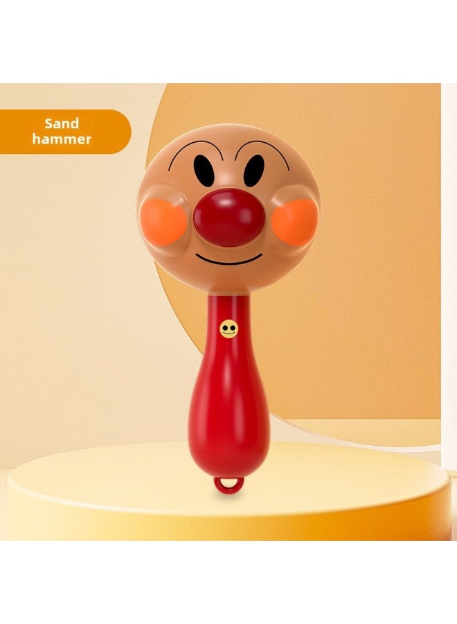 Bread Superman Hammer Baby Handbell 0-1 Year Old To 3 Months 6 Baby Toy Newborn Early Education Grasp Training-Color:Sand Hammer 1 - Image 1