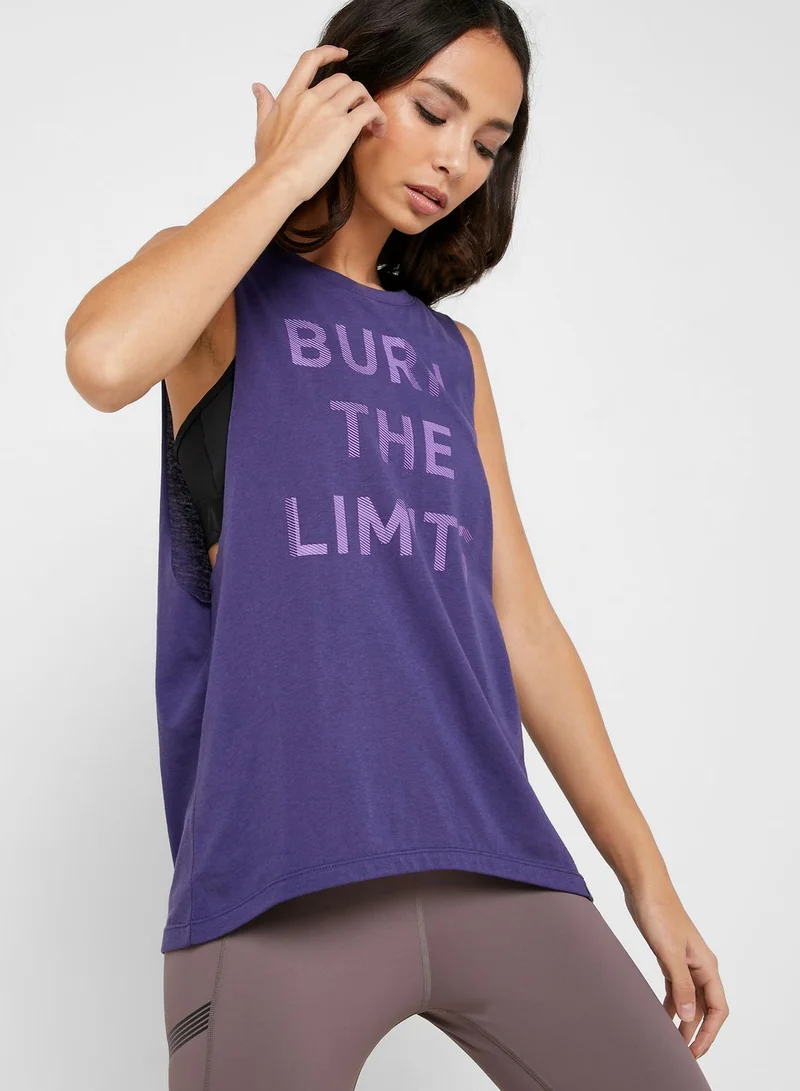 Reebok Graphic Burn Limits Muscle Tank