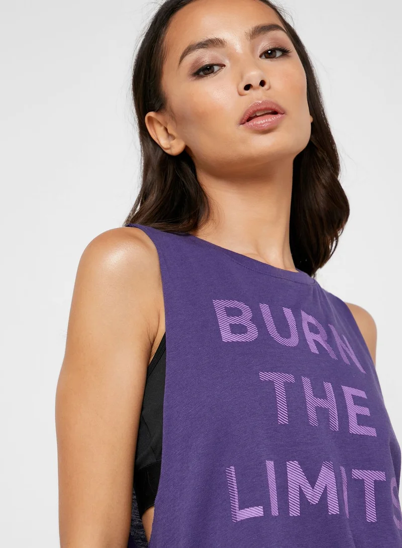 Reebok Graphic Burn Limits Muscle Tank