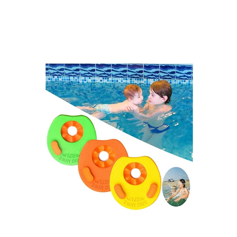 Barakah wimming Arm Floats EVA Foam Arm Bands Floating Sleeves, Water Wings Swimming Arm Floats for 4-14 Year Old Kids Pool Baby Swimming Circles Summer Pool Swimming Supplies 6PCs - Image 4