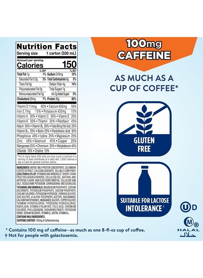 Ensure مشروب ماكس بروتين السائل الغذائي مع 30 جرام من البروتين، 1 جرام من السكر، مشروب بروتين عالي، كافيه موكا، 11 أونصة سائلة (عبوة من 12) خالي من الجلوتين - Image 5