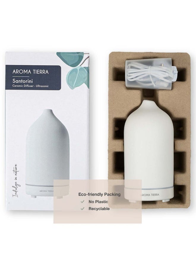 Aroma Tierra Santorini Dawn - Ceramic Essential Oil Diffuser (Electric) - Image 5