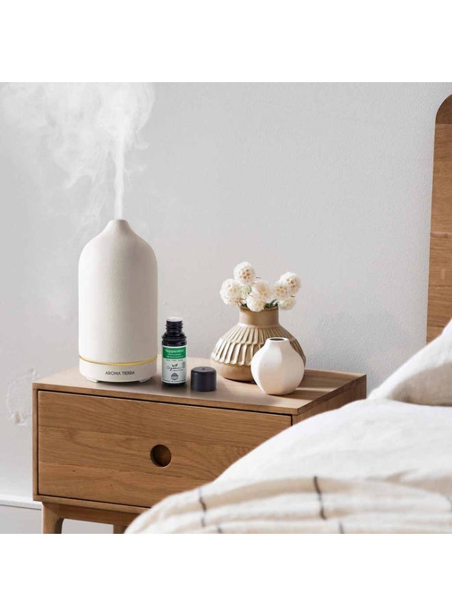 Aroma Tierra Santorini Dawn - Ceramic Essential Oil Diffuser (Electric) - Image 2