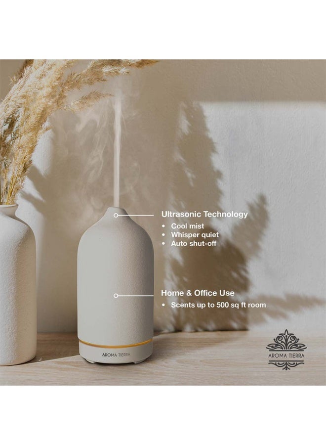 Aroma Tierra Santorini Dawn - Ceramic Essential Oil Diffuser (Electric) - Image 4