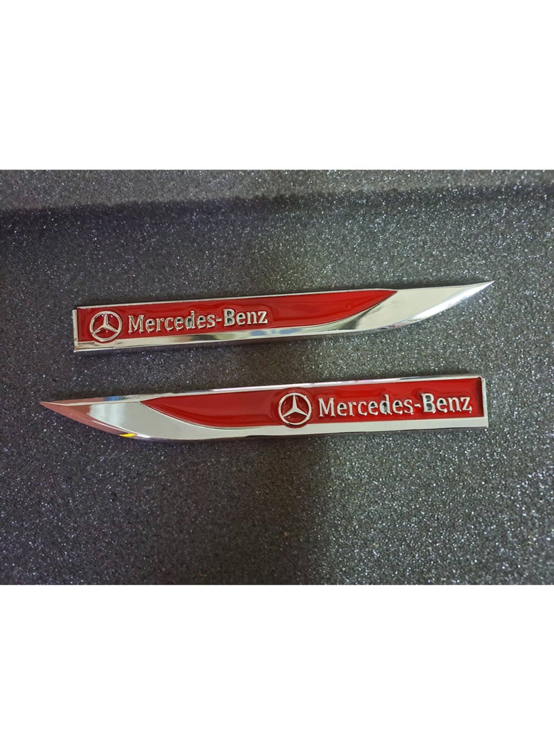 ملصق علامة ستيكر معدن لوحدة التحكم المركزية للسيارة بشعار «AMG»، اكسسوارات التصميم لشنطة السيارة السيارة بطبعة شعار «AMG» - Image 1
