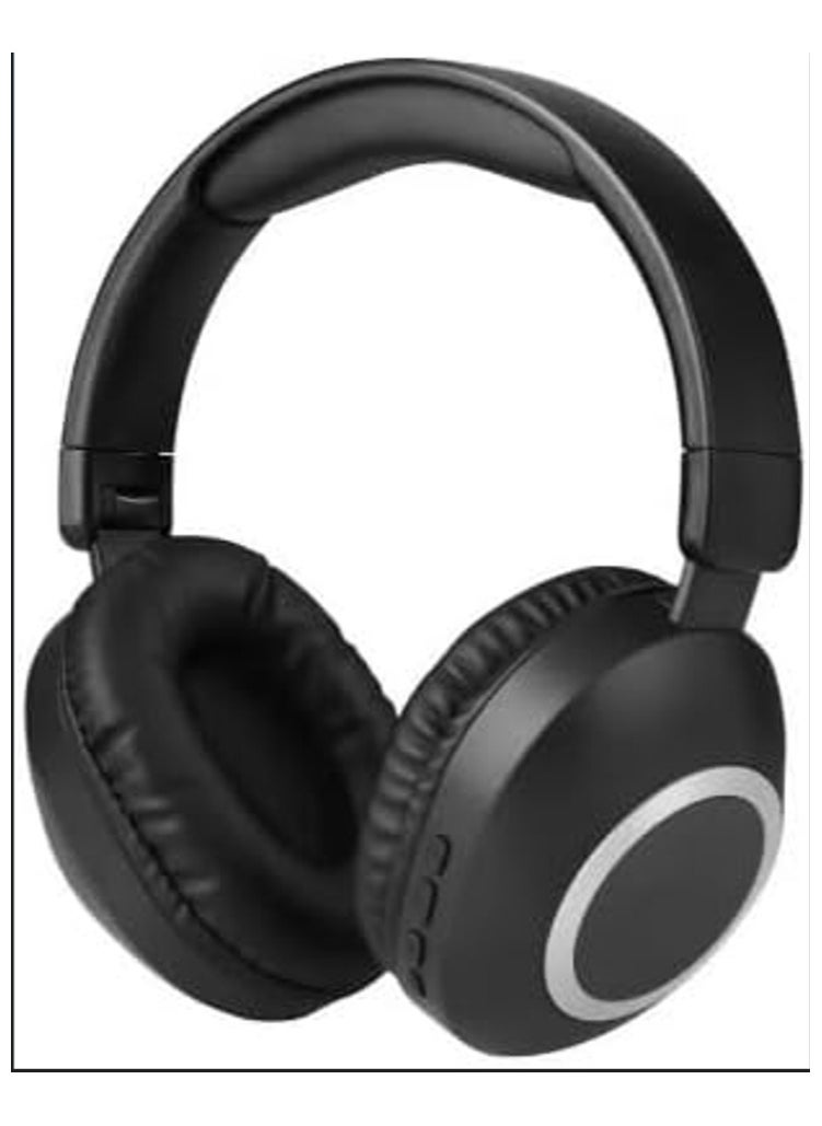 Generic SD-1104 Bluetooth Gaming Headset Computer Surround Wired and Wireless Noise Cancelling with Built-in Mic for Games - Pure Stereo Sound Supports Memory Card - Boys and Girls - Bluetooth Headphones Support AUX Wire Connection Over-Ear Headphone Compatible with Samsung, Sony, Xiaomi, Realme, Huawei, Oppo, iPhone, Android and iOS Phones  - Image 1