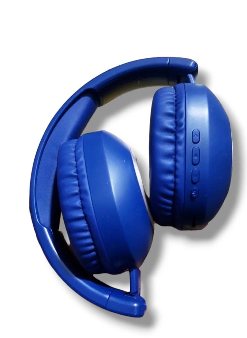 Generic SD-1104 Bluetooth Gaming Headset Computer Surround Wired and Wireless Noise Cancelling with Built-in Mic for Games - Pure Stereo Sound Supports Memory Card - Boys and Girls - Bluetooth Headphones Support AUX Wire Connection Over-Ear Headphone Compatible with Samsung, Sony, Xiaomi, Realme, Huawei, Oppo, iPhone, Android and iOS Phones  - Image 3