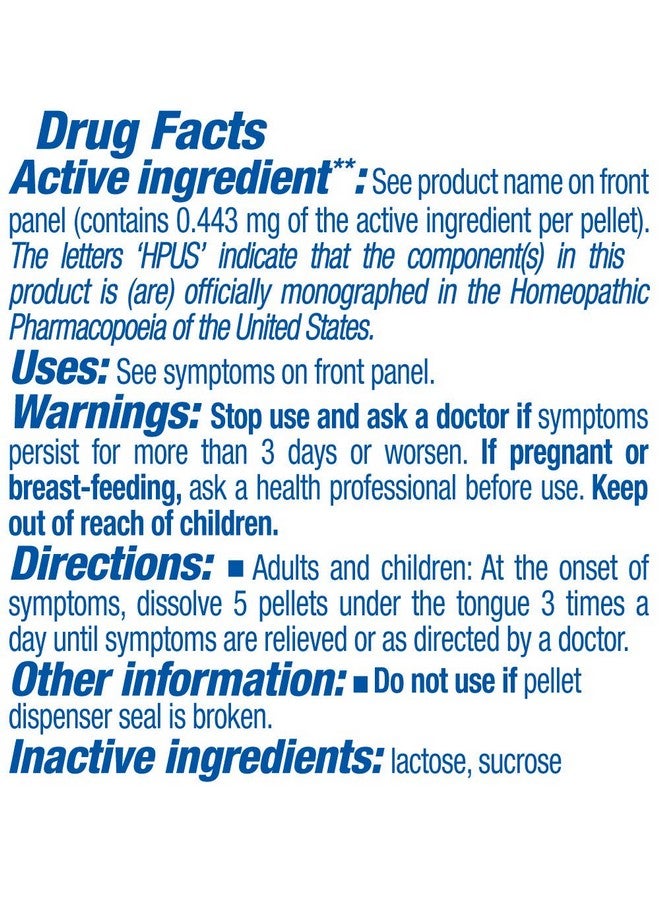 Boiron Nux Vomica 9C Md 80 Pellets For Heartburn Or Drowsiness Due To Excessive Eating Or Drinking - Image 2