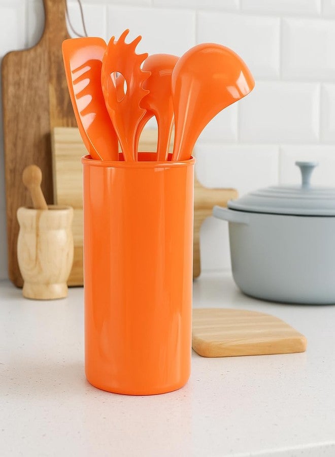 Reston Lloyd Calypso Basics by Reston Lloyd Plastic Utensil Holder, Orange - Image 5