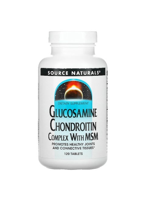 Source Naturals, Glucosamine Chondroitin Complex With MSM, 120 Tablets