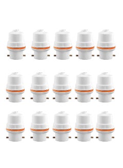 HiPLASST PINS N PLUGS HiPlasst Adaptor Silver Bulb Holder For Electric Fitting For Drawing Power From Any Holders 10