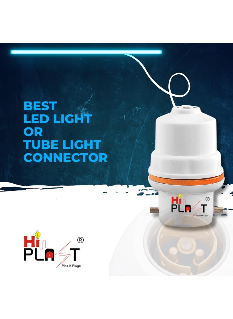 HI PLASST PINS N PLUGS HiPLASST PINS N PLUGS HiPlasst Adaptor Silver Bulb Holder For Electric Fitting For Drawing Power From Any Holders 10  - Image 2