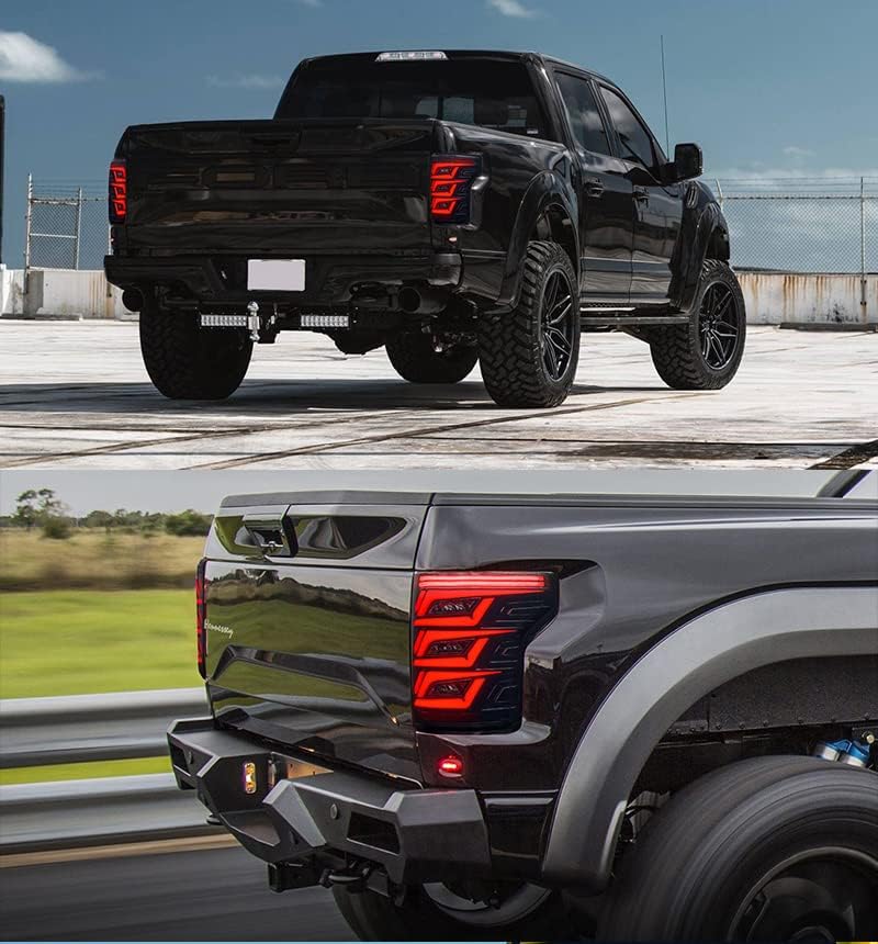 T T-ABC LED Tail Lights for Ford F150 F-150 2015-2020 with Start Animation Rear Taillight Assembly - Image 5