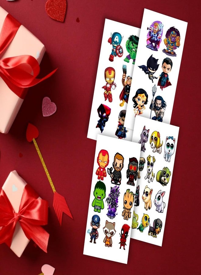 VANVATI Baby Avengers, Captain America & Baby Superhero’s Design Temporary Body Art - Image 2