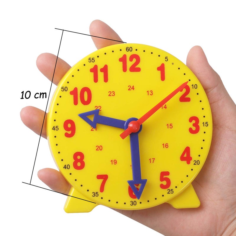 camelize - Learning Clock, Educational Game Clock, Time Teaching and Demonstration Clock Model, Learning Resources for Children in Early Education, 4 Inch 12/24 Hours from 4 Years - Image 2