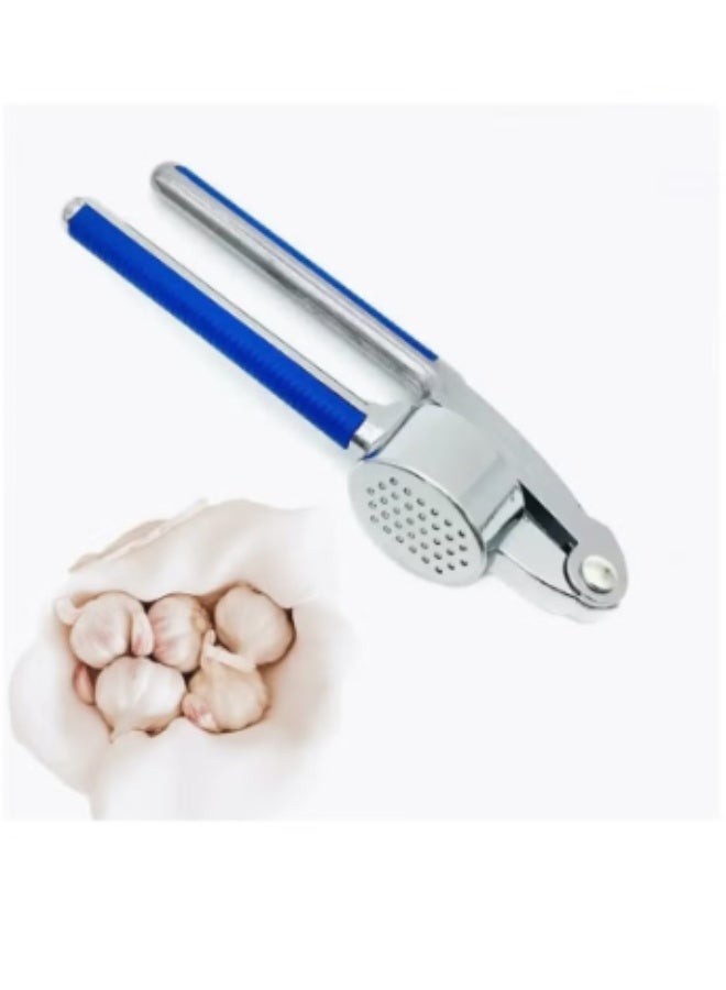 Garlic Press & Ginger Crusher Set, Premium Stainless Steel Mincer with Soft-Grip Handle, Silicone Peeler & Cleaning Brush for Garlic, Ginger, Onions, Chilies, Herbs & More - Image 4