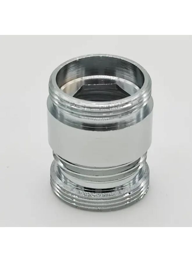 محول صنبور متين من النحاس الصلب G1 2 إلى 22 ملم مع تعديل تدفق المياه المضاد للتسرب - Image 1