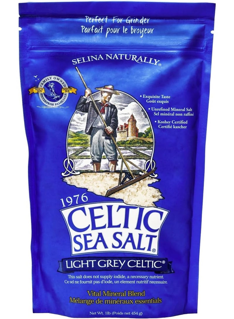 Celtic Sea Salt Light Grey Celtic - 454 Grams - Image 1