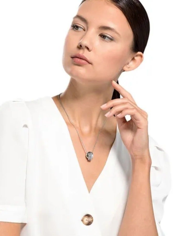 Further Rhinestone Studded Pendant Necklace - Image 3