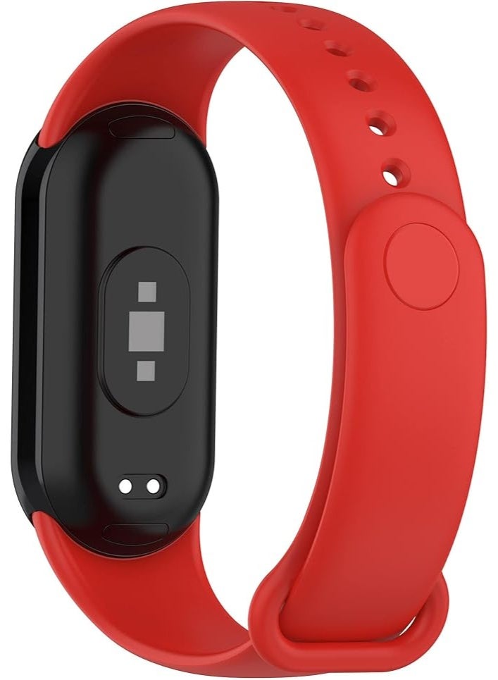 Compatible with Xiaomi Mi band10/ Xiaomi Mi band 9/ Xiaomi Mi band 8 Replacement Strap, Silicone Skin-Friendly Wrist Strap Sports Wristbands for Women Men Xiaomi Band 8/9/10 - Image 2