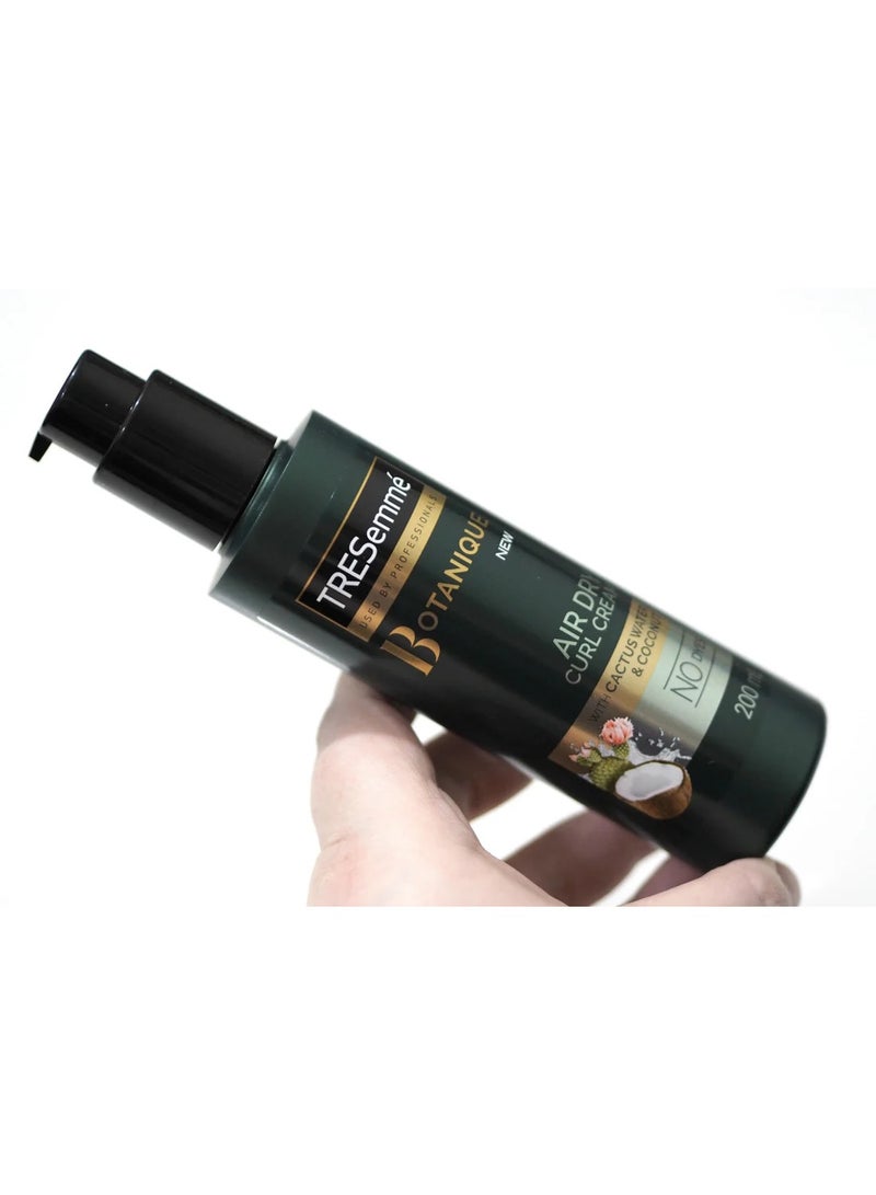 تريزيمي كريم تريسمي بوتانيك لتجعيد الشعر بالتجفيف الهوائي مع ماء الصبار وجوز الهند - 200 مل - Image 3