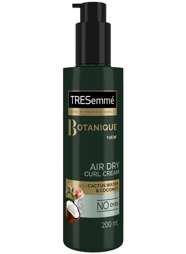 تريزيمي كريم تريسمي بوتانيك لتجعيد الشعر بالتجفيف الهوائي مع ماء الصبار وجوز الهند - 200 مل - Image 1