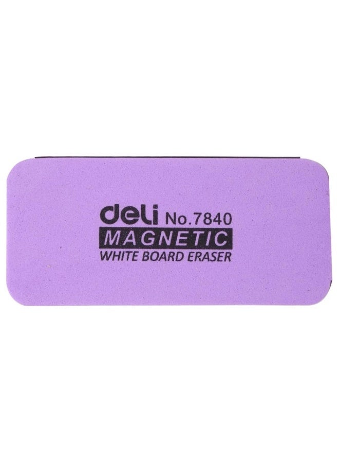 Deli ممحاة سبورة بيضاء مغناطيسية قطعة واحدة بحجم 110x50x30 مم بألوان متنوعة - Image 1