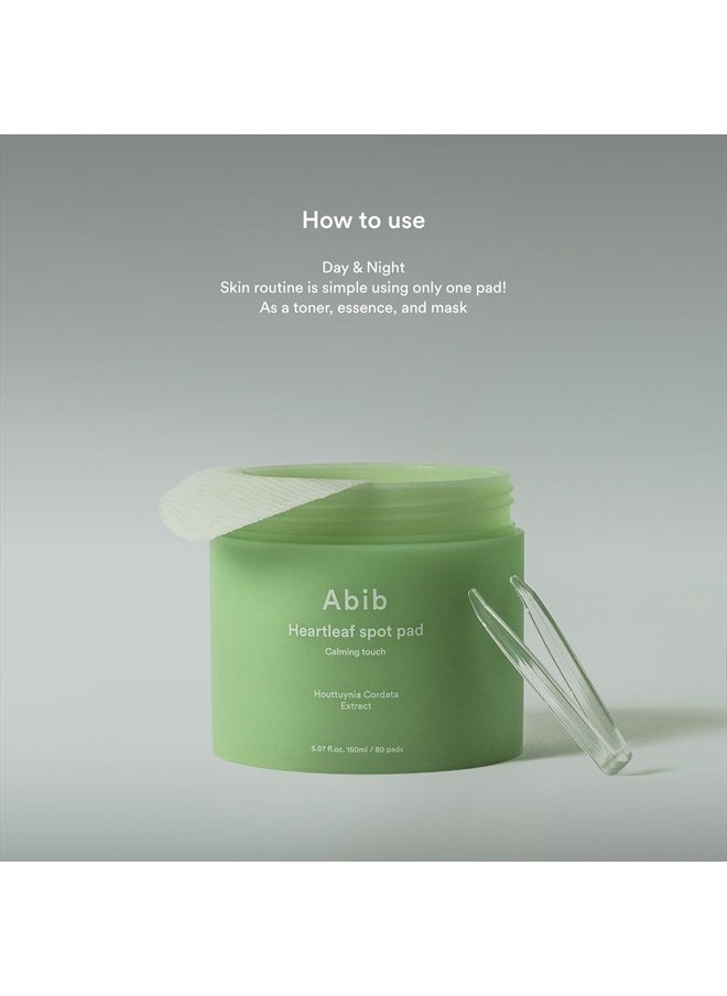 abib وسادة Heartleaf Spot pad Calming touch (75 وسادة)  - Image 4