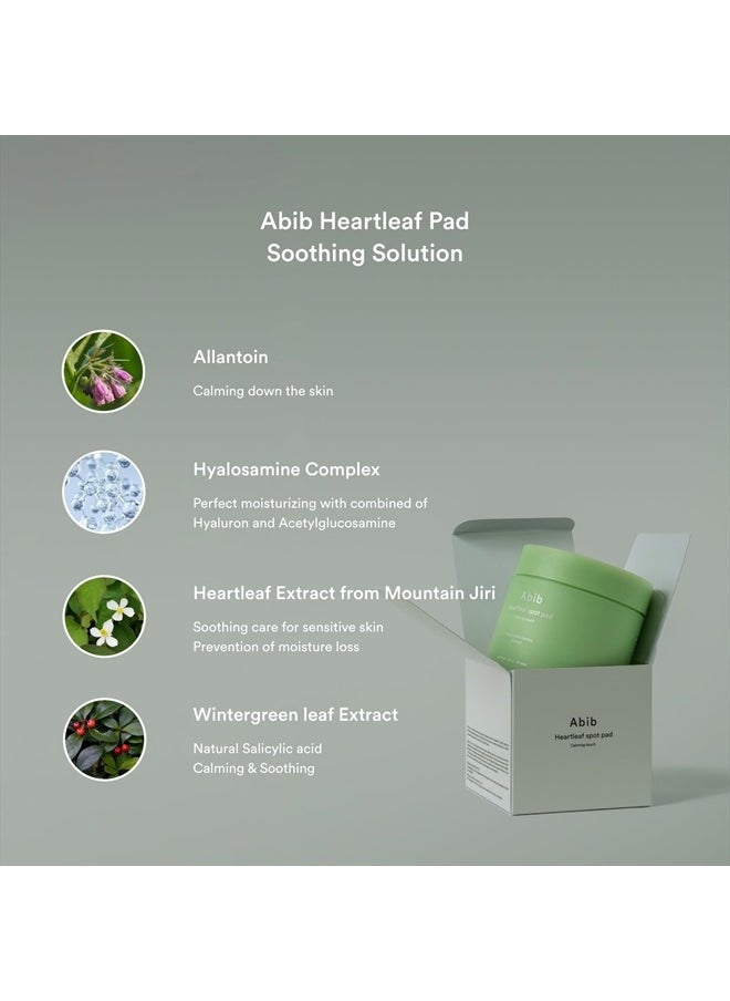 abib وسادة Heartleaf Spot pad Calming touch (75 وسادة)  - Image 3