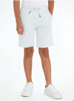 TOMMY HILFIGER Boys' Monotype 1985 Collection Arch Sweatshorts - Cotton, Blue  - Image 1