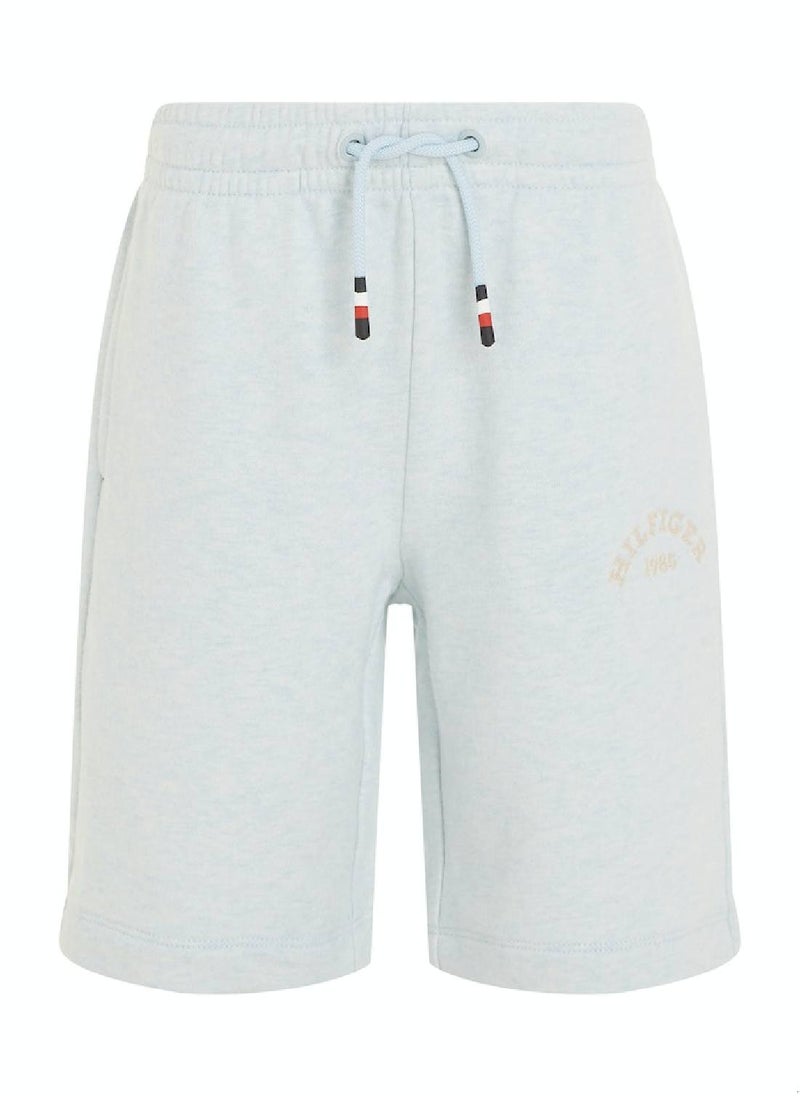 TOMMY HILFIGER Boys' Monotype 1985 Collection Arch Sweatshorts - Cotton, Blue  - Image 2