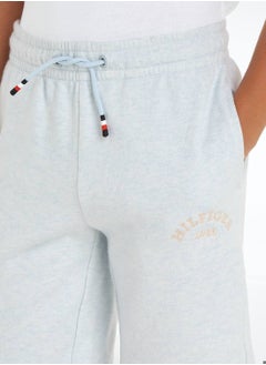 TOMMY HILFIGER Boys' Monotype 1985 Collection Arch Sweatshorts - Cotton, Blue  - Image 5