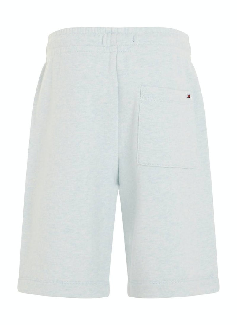 TOMMY HILFIGER Boys' Monotype 1985 Collection Arch Sweatshorts - Cotton, Blue  - Image 4