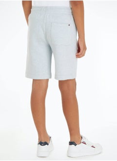 TOMMY HILFIGER Boys' Monotype 1985 Collection Arch Sweatshorts - Cotton, Blue  - Image 3