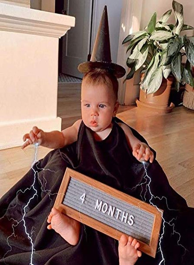 فيلت لايك شيرينغ لوحة حروف صغيرة من اللباد (لباد رمادي - 10 × 3.5 بوصة) - لوحة رسائل قابلة للتغيير مع 3 مجموعات من حروف اللباد - لوحة جدارية مميزة للاقتباسات، ديكور منزلي أو احتفالي بإطار من خشب البلوط - Image 3