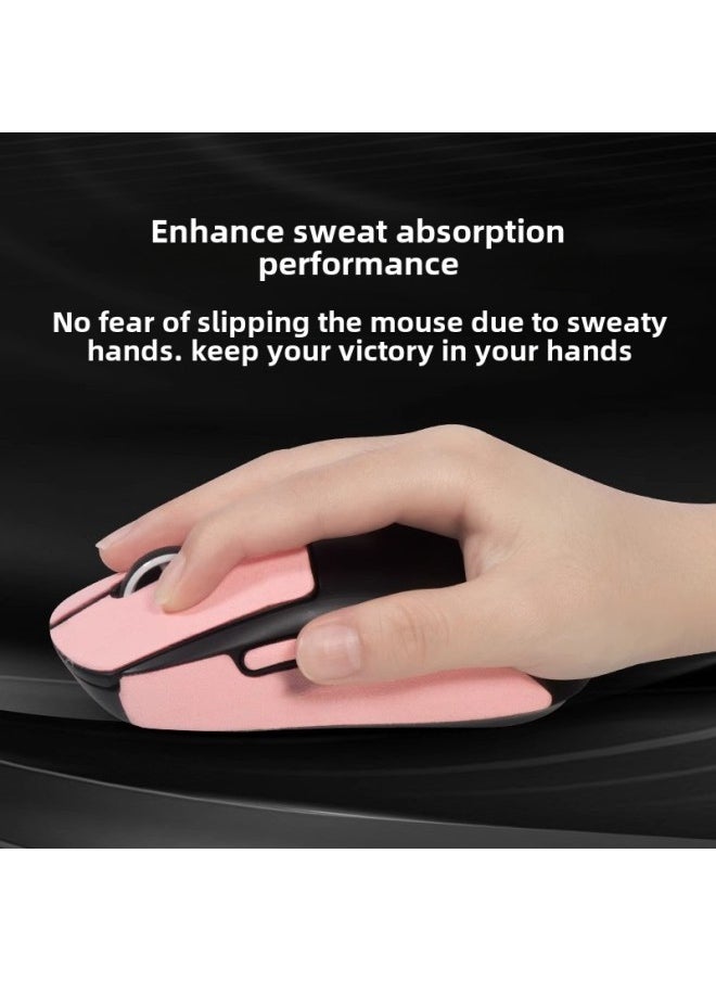 Generic - For Logitech GPW1 Mouse Paste Generation Four Generation Anti-slip Paste Gpw4 Sticker Eagle Eye Rosefinch Palm Paste Sweat-absorbent Film-color:Gpw1/gpw4 Zhuque [half Pack] Gradient Color Printed Mouse Sticker - Image 1