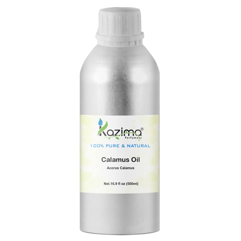 KAZIMA Calamus Essential Oil - 100% Pure Natural & Undiluted For Skin care & Hair care (500ml)