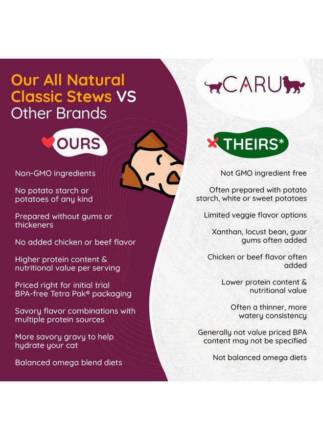 Caru Real Beef Stew for Dogs, Natural Adult Wet Dog Food with Added Vitamins & Minerals, Free From Grain, Wheat & Gluten (Pack of 12) - Image 5