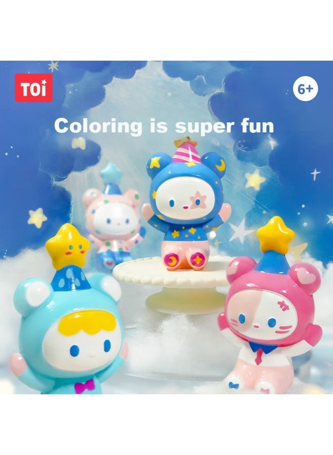 Toi Gypsum Painting Brush, Handmade Coloring Diy Toy, For Boys And Girls Aged 3-6, New Year Gift, Bear Artist - Image 3